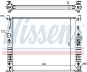 Két nước Mercedes GL-Class W164, ML-Class W164. Mã Mer: 2515000303 / 2515000703. Mã Nissens: 62576A