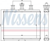 Giàn nước nóng BMW Series 7 E65 E66. Mã BMW: 64116906270. Mã Nissens: 70517