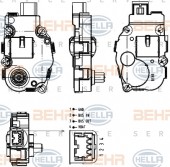 Mô tơ cửa gió ĐH BMW/Mercedes/Porsche/VW. Mã BMW: 64119319037. Mã Hella: 6NW351344-041