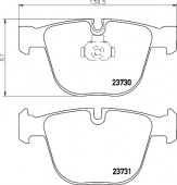 Má phanh sau BMW X5 E70 4.8i. Mã BMW: 34216768471. Mã Hella: 8DB355010-751