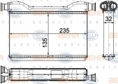 Giàn nước nóng trong ĐH BMW Series 7 F01 F02. Mã BMW: 64119163330. Mã Hella: 8FH351315-491