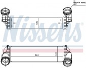 Hộp gió turbo BMW X5 E70 F15, X6 E71 F16. Mã BMW: 17517809321 / 1751753475. Mã Nissens: 96364