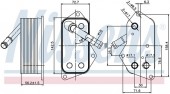 Bộ trao đổi nhiệt dầu máy BMW đ.cơ N52 N54 N55. Mã BMW: 11427525333. Mã Nissens: 90689